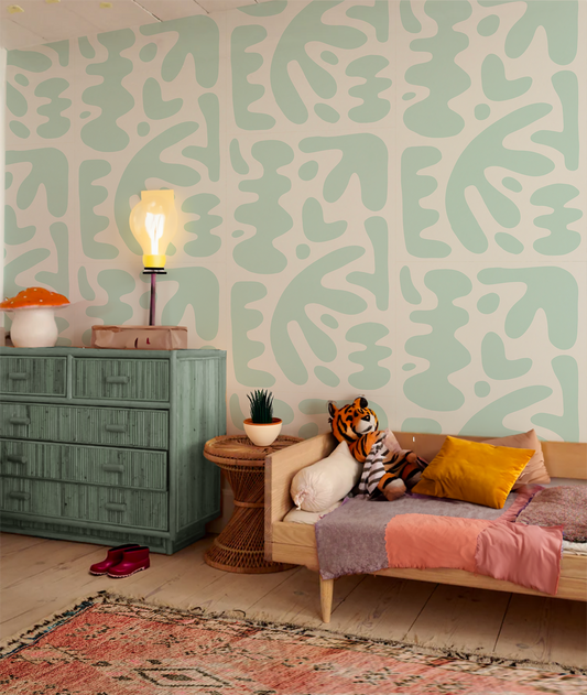 Bubbly Wallpaper Mint - - Wallpaper