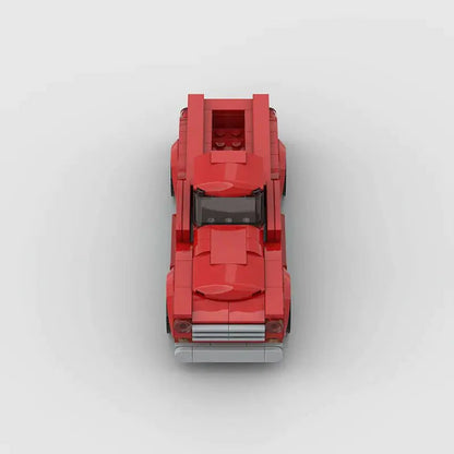 Old Classic F1 Racing Car Building Brick Block Toys Kia Day Design