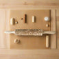 Wooden Embossed Rolling Pin - Kia Day Design