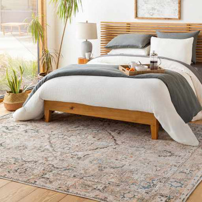 Brown Standon Vintage Washable Area Rug - - Rugs