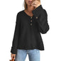 Loose Button Knitted Sweater for Women's Fashion