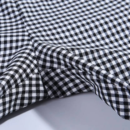 Korean Plaid Pants - -