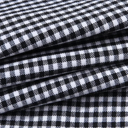 Korean Plaid Pants - -