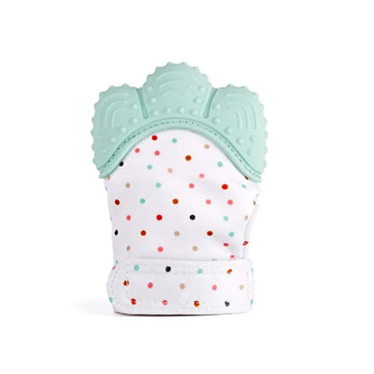 Baby Teething Mitten Teal