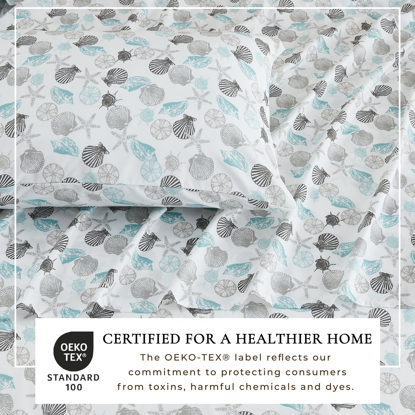 Coastal Printed Sheet Set - Newport Collection - - Bed Sheets