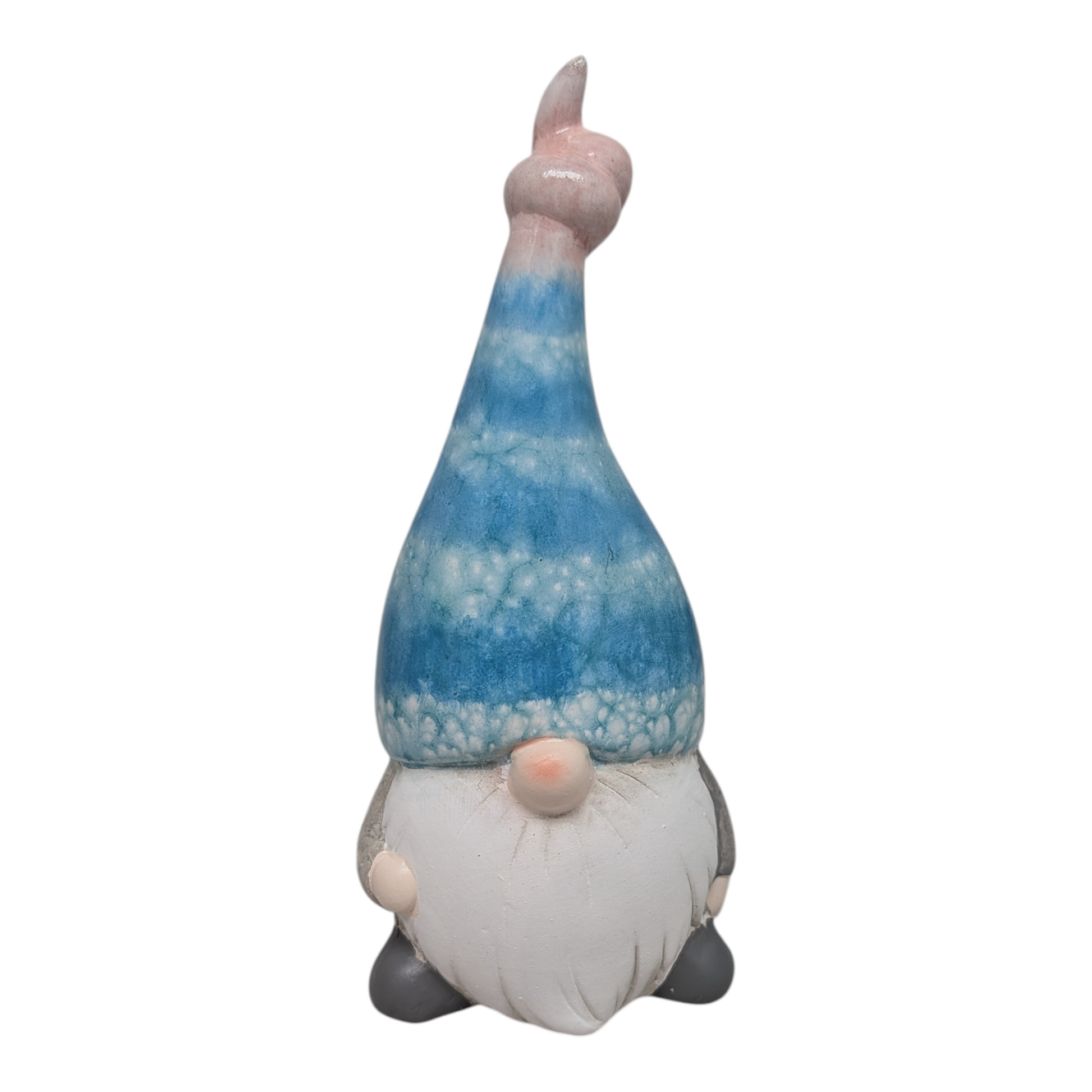 Terracotta Ceramic Gnomes - 3 Piece Set - - Home & Living >> Garden