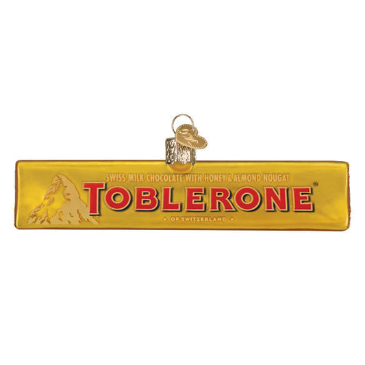 Toblerone Glass Ornament - Default Title - Christmas >> Ornaments >> Food & Drink