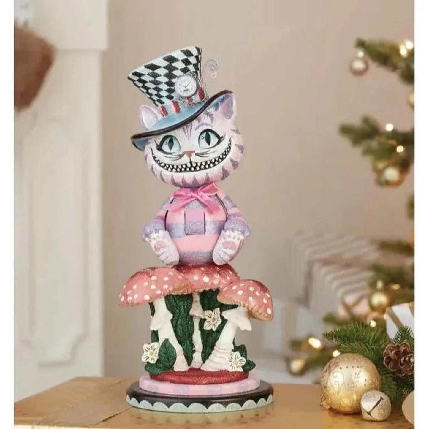 Kurt Adler 15" Hollywood Nutcrackers™ Cheshire Cat - - Nutcrackers