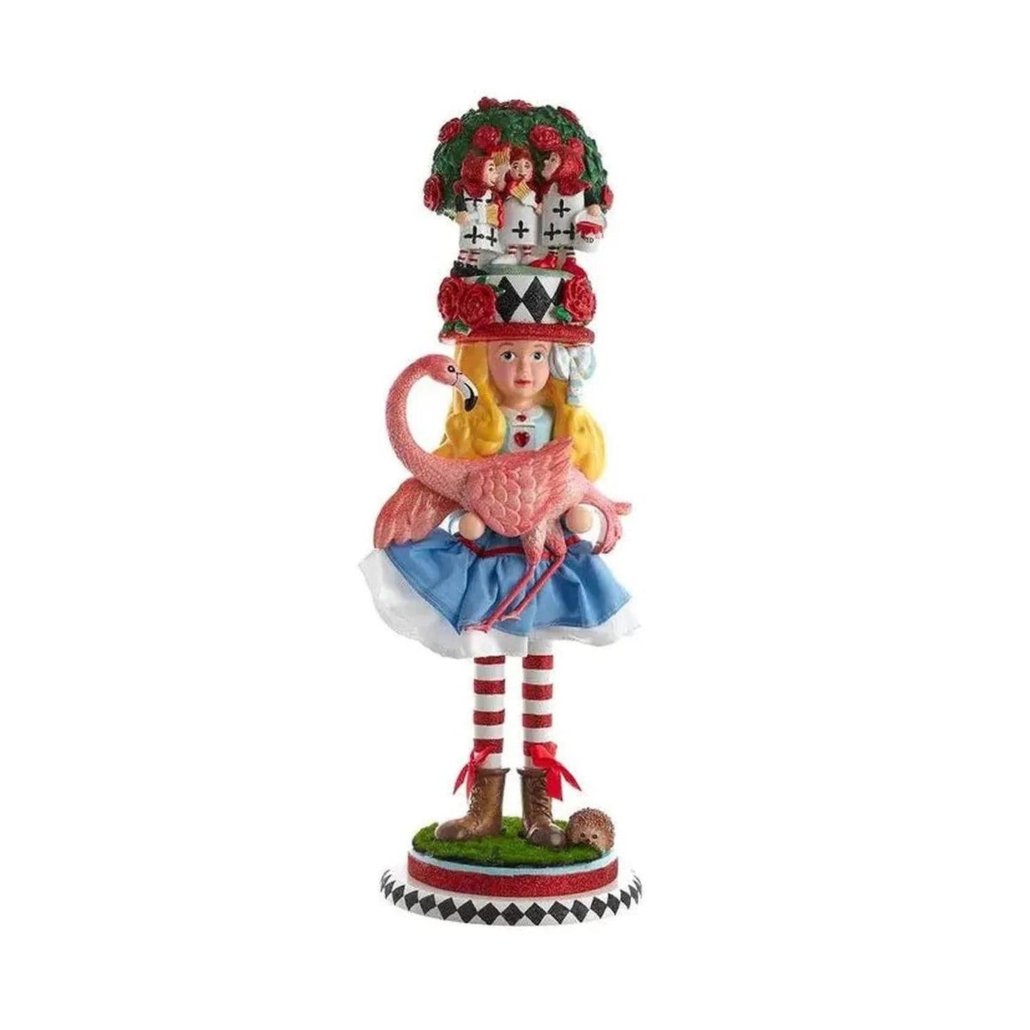 Kurt Adler 19" Hollywood Nutcrackers™ Alice With Flamingo Nutcracker - - Nutcrackers