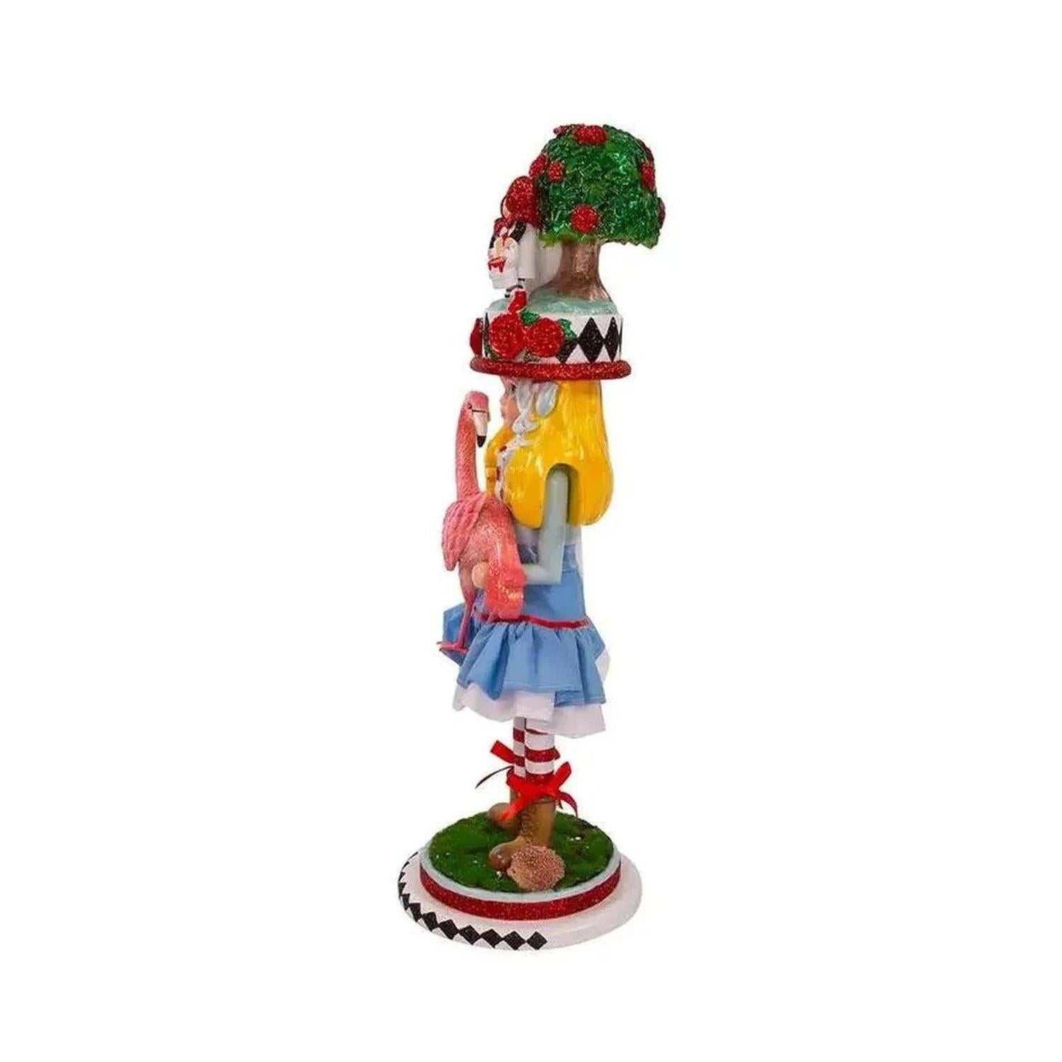 Kurt Adler 19" Hollywood Nutcrackers™ Alice With Flamingo Nutcracker - - Nutcrackers