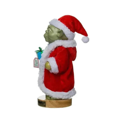 Kurt Adler 9-Inch Yoda in Santa Robe Nutcracker - - Nutcrackers
