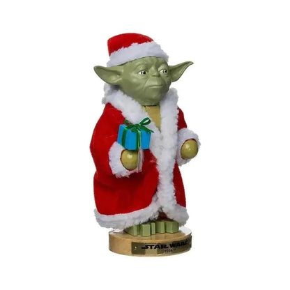 Kurt Adler 9-Inch Yoda in Santa Robe Nutcracker - - Nutcrackers