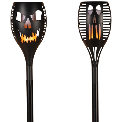 LED Solar Scary Pumpkin Face Torch - - - Holidays >> Halloween