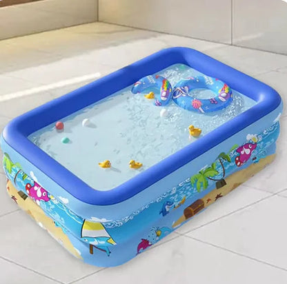 Inflatable Cartoon Pool – Durable PVC Frame Kia Day Design