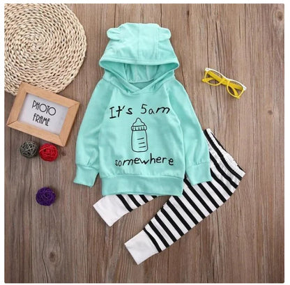 Baby Sweatshirt Pants Set Kia Day Design