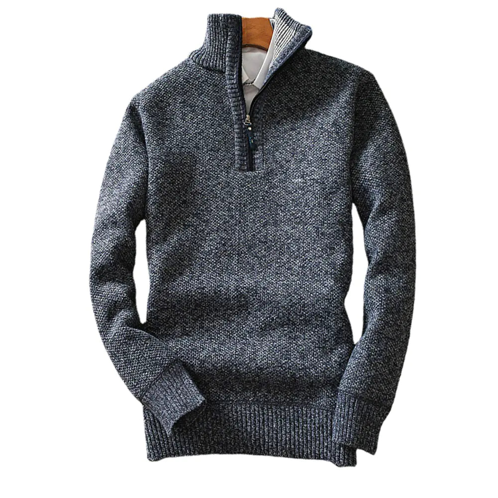 Men's Slim Fit Fleece Cardigan Sweater - Kia Day Design