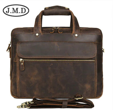 Genuine Leather Executive Briefcase 15.6" (One Piece)