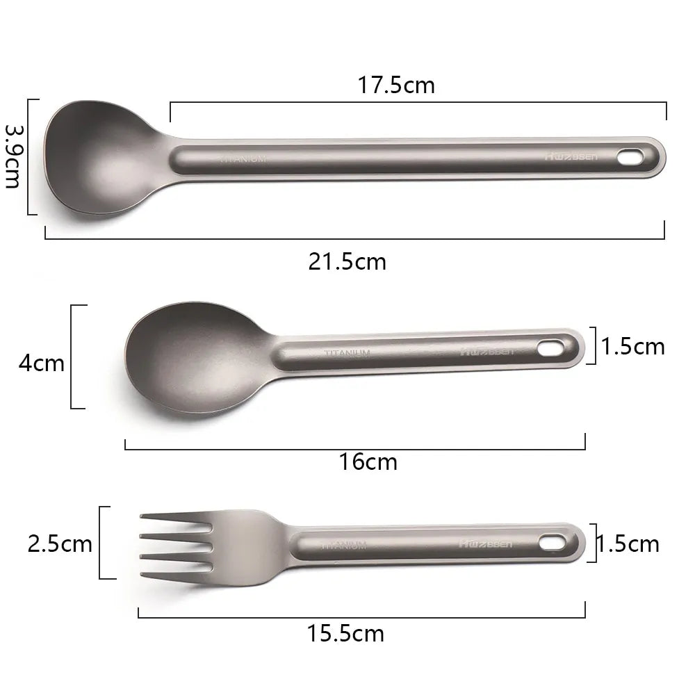 Ultralight Long Handle Spoon Fork