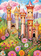 Cross & Glory - Whimsical Castle Wonderland - 1000 Piece Jigsaw Puzzle for Adults & Kids 12+ | Enchanting Art of Ancient Castle | Family-Friendly Adventure | 20x27 Inches | Satin Finish Kia Day Design