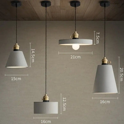 Vintage Style Cemented Pendant Light Kia Day Design