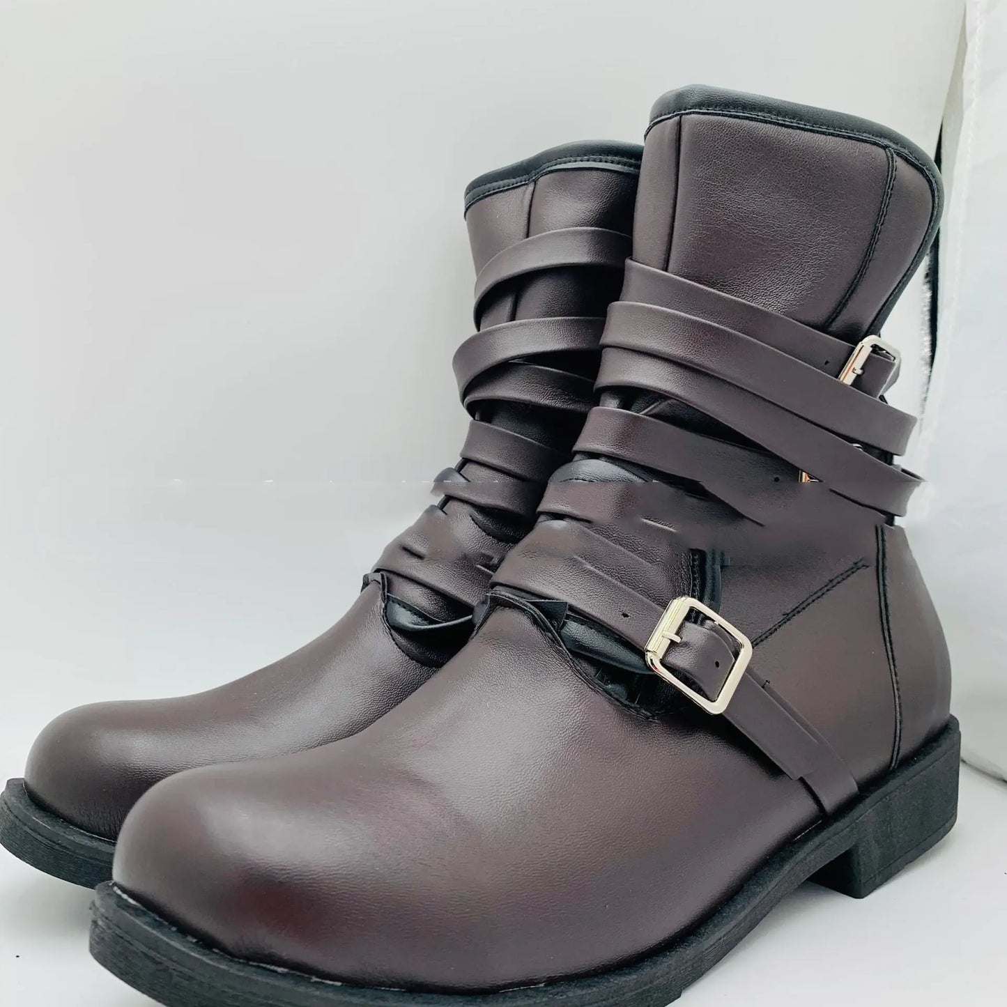 Men's Casual Short Zipper Boots