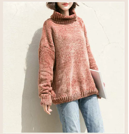 Women's Knitted Pullover Sweater - Kia Day Design