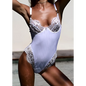 Lace Bodysuit - White -