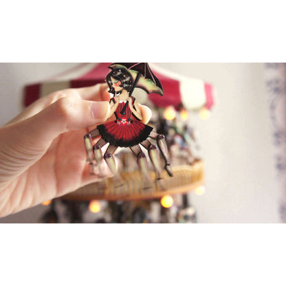 Spider Woman Halloween Brooch by Laliblue - - Brooches