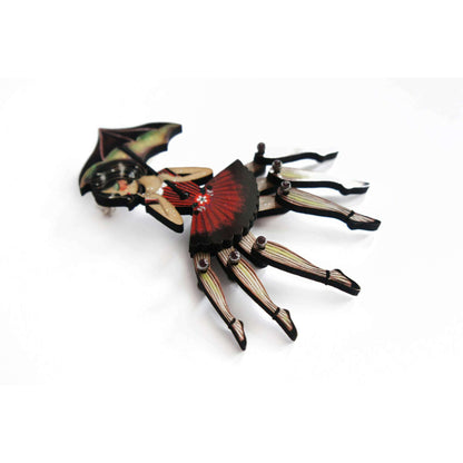 Spider Woman Halloween Brooch by Laliblue - - Brooches