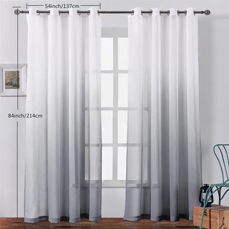 Gradient Curtain Panels - Kia Day Design