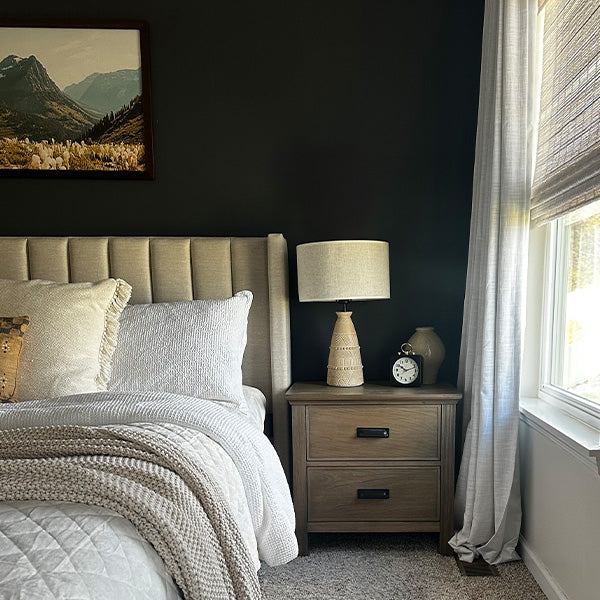 Intricate Beige Bedside Table Lamp - - Sale