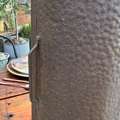 Oversized Rustic Chimney Floor Lantern - - Sale