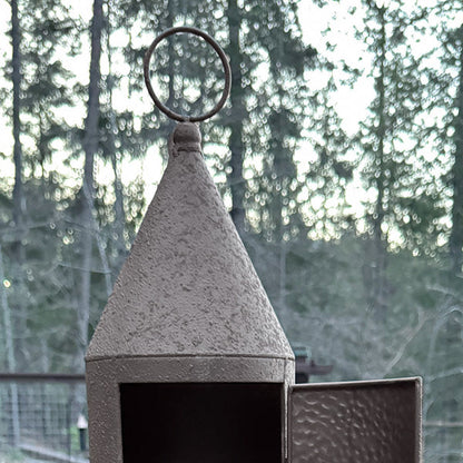 Oversized Rustic Chimney Floor Lantern - - Sale