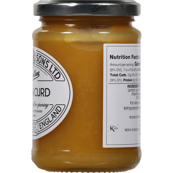 Wilkin & Sons Limited Tiptree Lemon Curd - - 0