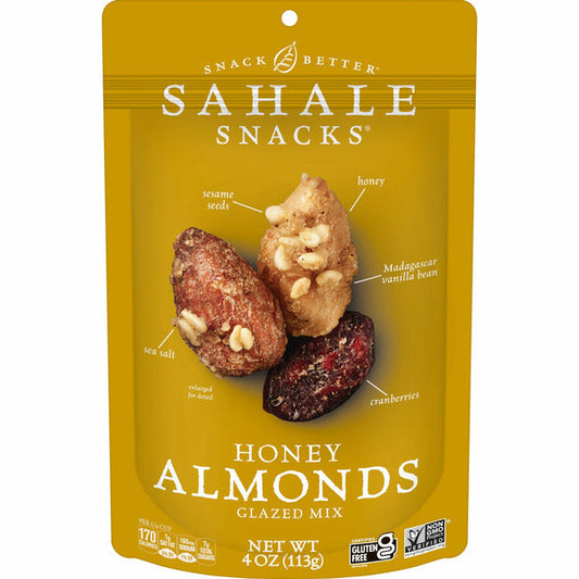 Sahale Snacks Glazed Mix, Honey Almonds - - 0