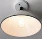 Large White Enamel Modern Farmhouse Ceiling Lighting - Black Accents - Farmhouse Lighting