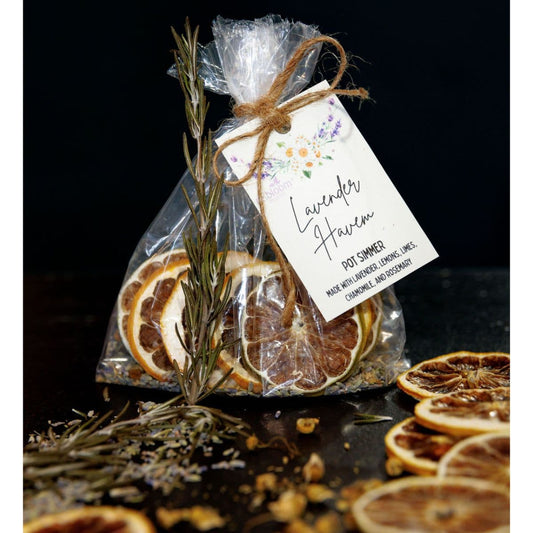 Lavender Haven Simmer Pot Kit - - simmer scents
