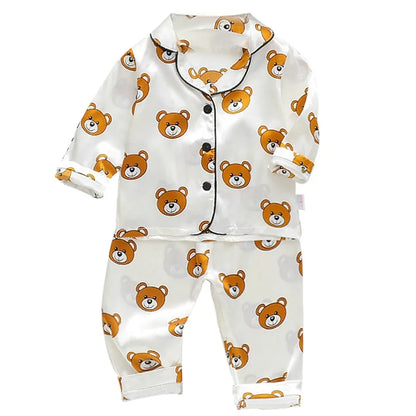 Childrens Pajamas Set Baby Suit Multicolored Extra Large 4T 11