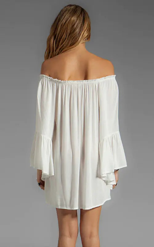 Loose-Fitting Chiffon Dress - Kia Day Design