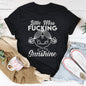 Little Miss F* Sunshine Tee - Black Heather -