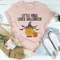 Little Miss Loves Halloween Tee - Heather Prism Peach -