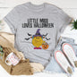 Little Miss Loves Halloween Tee - Athletic Heather -