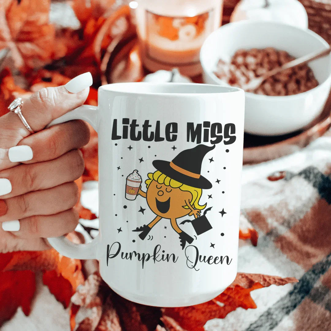 Little Miss Pumpkin Queen Ceramic Mug 15oz - -