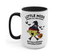 Little Miss Spends All Her Money On Halloween Decorations Mug - - Mugs