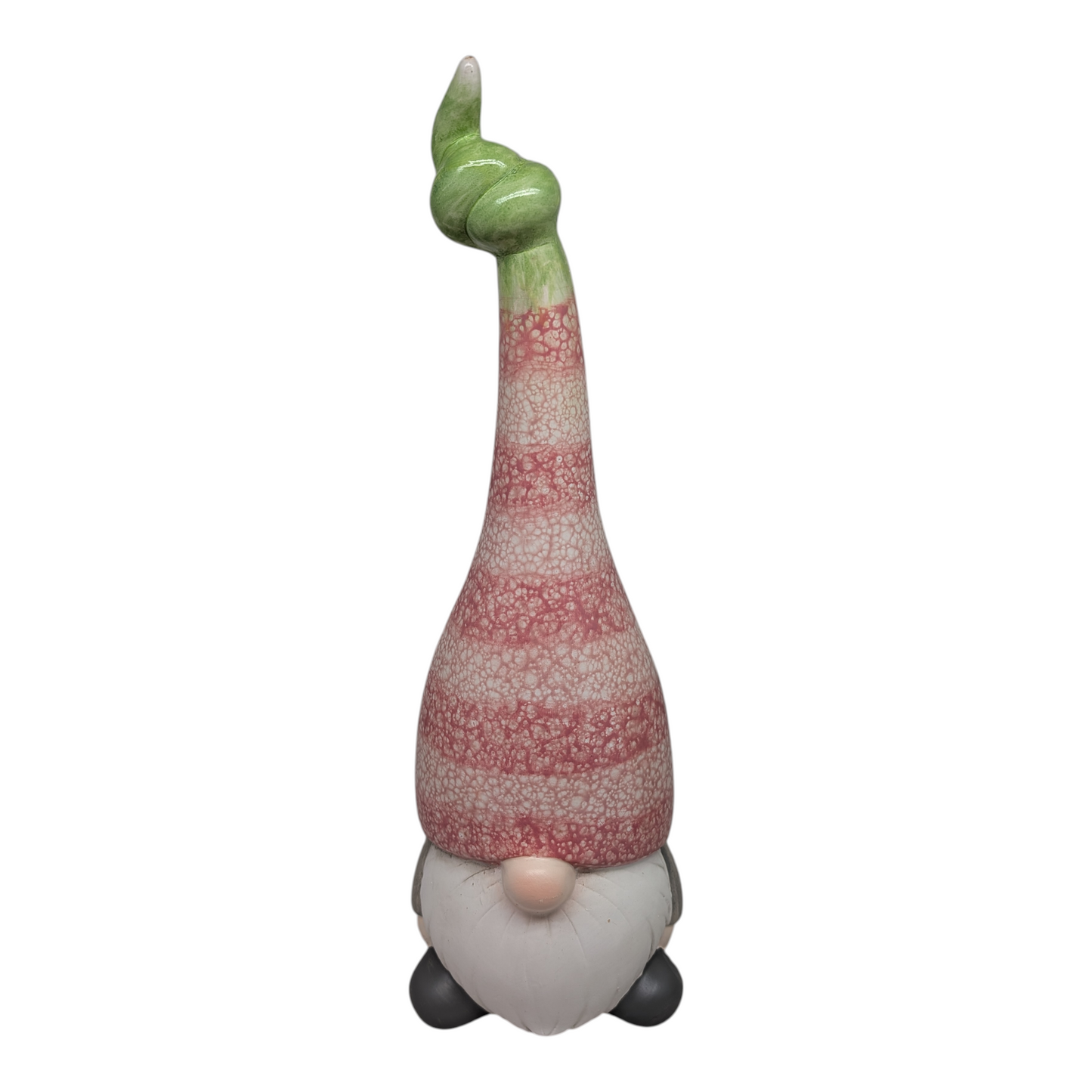 Terracotta Ceramic Gnomes - 3 Piece Set - - Home & Living >> Garden
