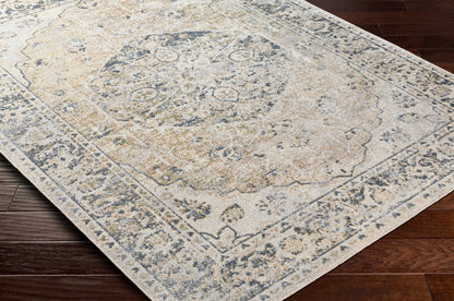 Rudo Beige Washable Area Rug - - Rugs
