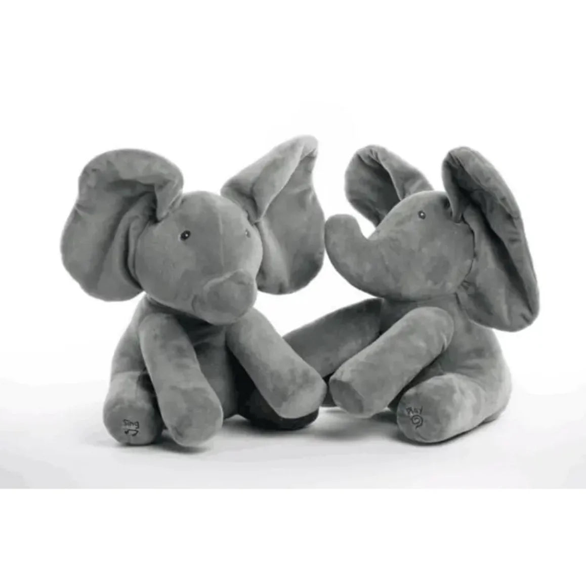 Interactive Peek-A-Boo Elephant Plush Toy - - Toy