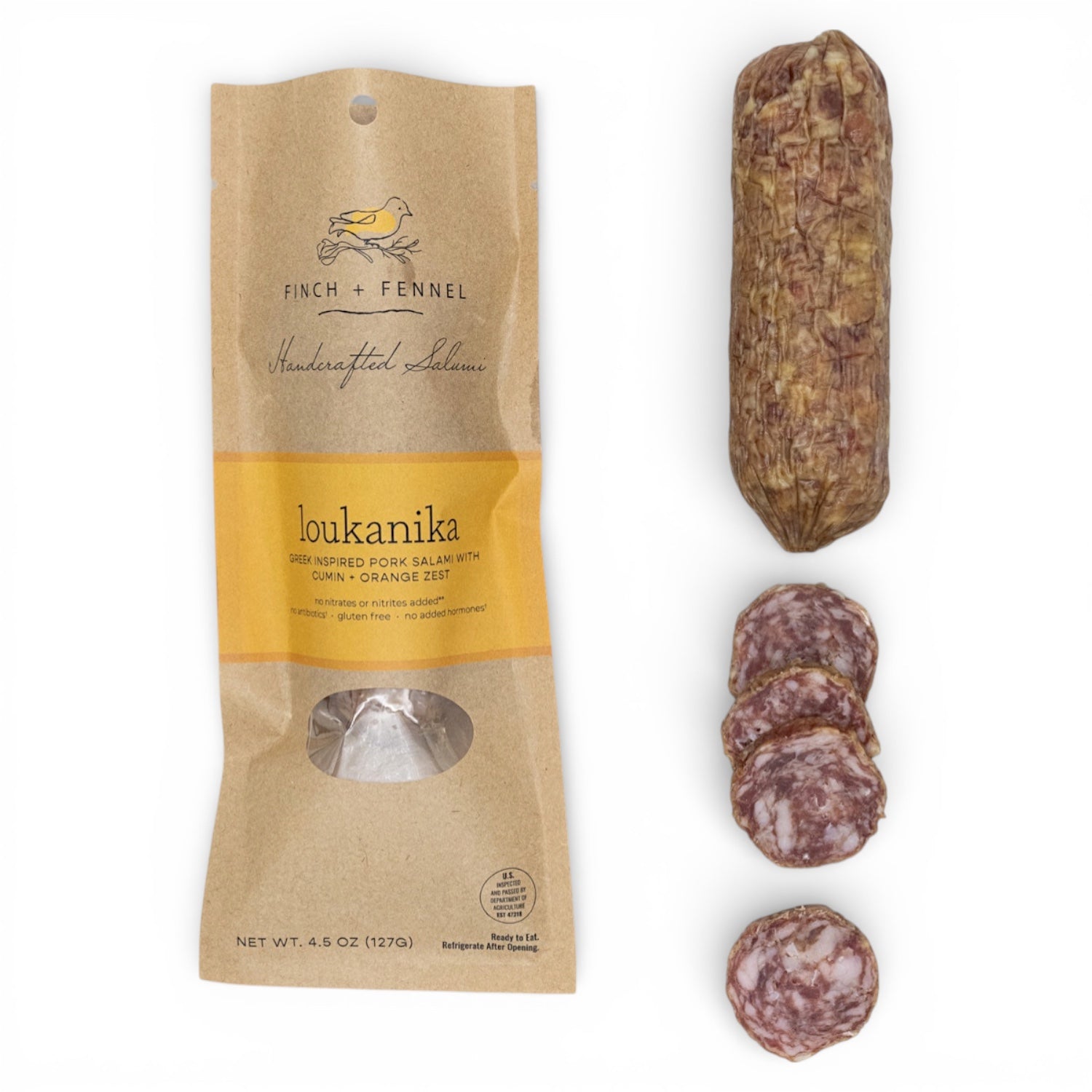 Greek Loukanika Salumi | Finch + Fennel- Rust & Cinder- {{Product type}}