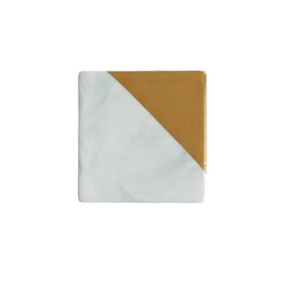Gold Marble Ceramic Coaster Kia Day Design