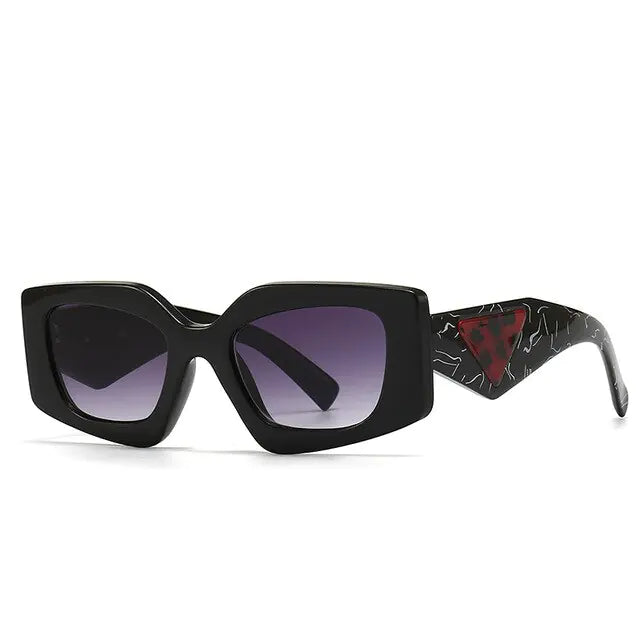 Retro Rectangular Cat Eye Sunglasses - Kia Day Design